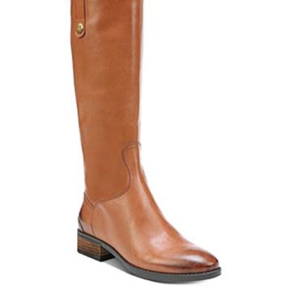Sam Edelman Penny Riding Boot Whiskey Leather 8